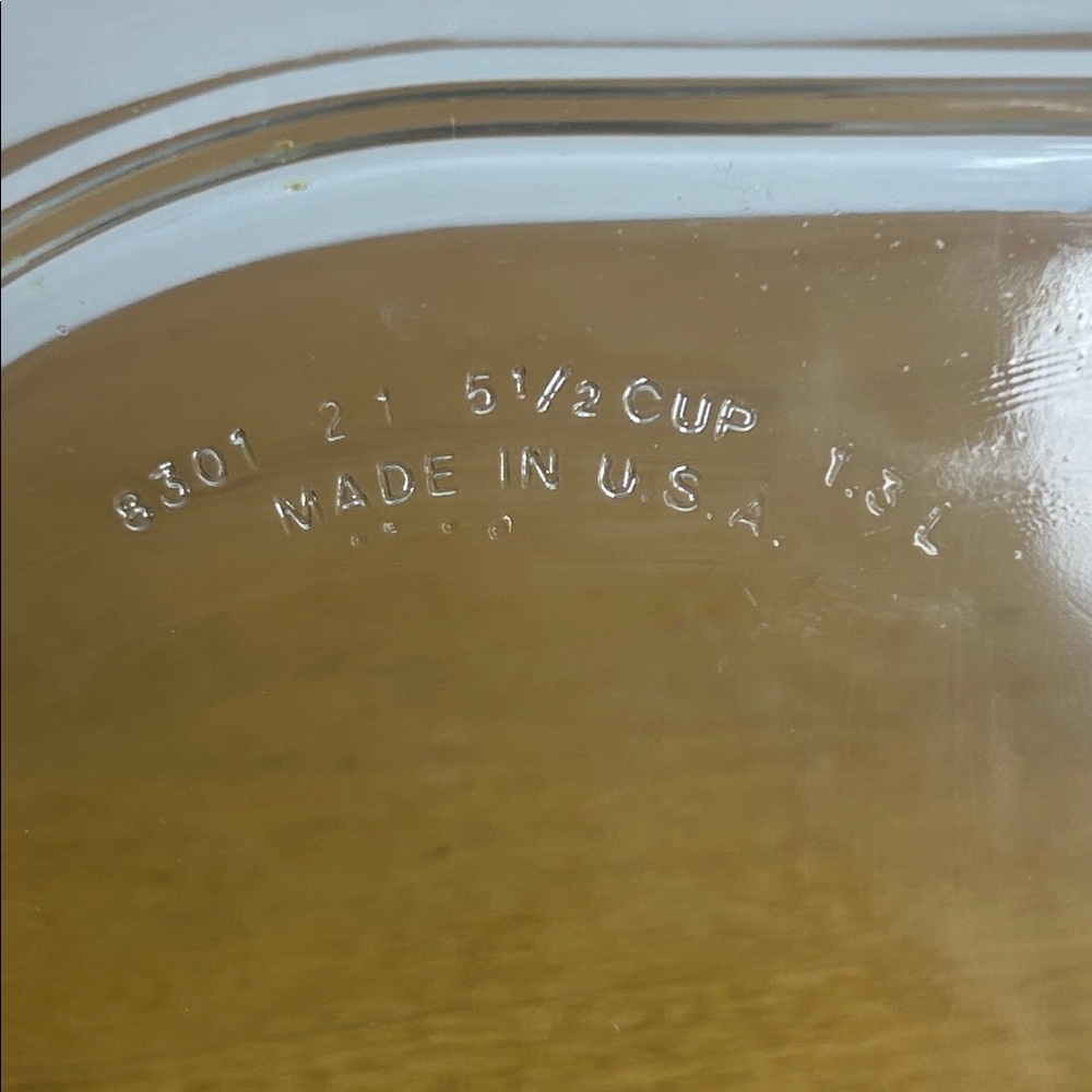 Pyrex 🍔 Clear Oval Glass Dual-Compartment Divided Cooking, Baking, Storage Dish - Picture 4 of 12